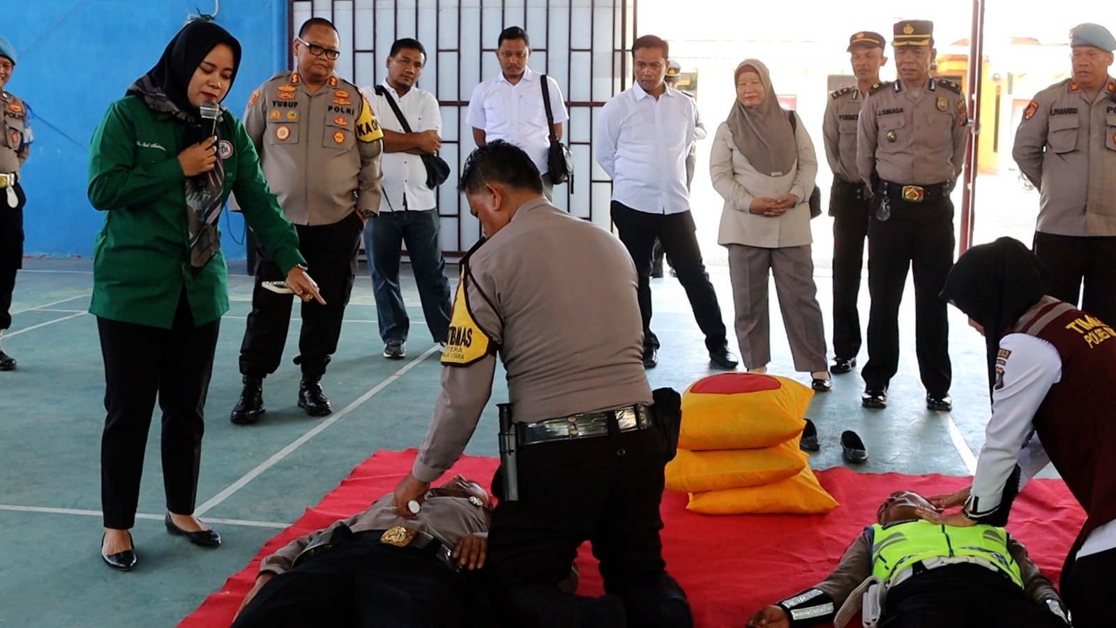Polres Tanjung Balai Pelatihan Menolong Korban Serangan Jantung, Korban Tenggelam