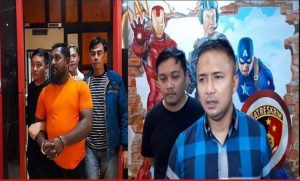 Satreskrim Polrestabes Medan Tahan Pelaku Pengancaman Terhadap Wartawan