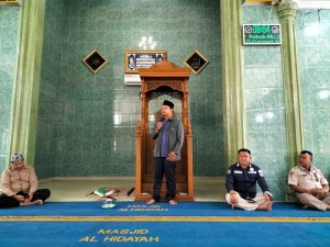 Polda Sumut Melaksanakan Giat Rutin Binrohtal Di Mesjid Al – Hidayah.
