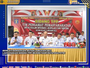 Berkah Ramadhan,Rutan Labuhan Deli Laksanakan Sidang TPP Jelang Hari Raya Idul Fitri