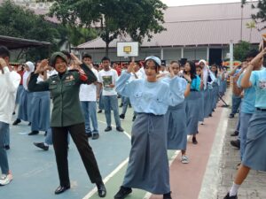 Cegah Bullying, Babinsa Menghadiri Deklarasi Anti Bullying di Sekolah