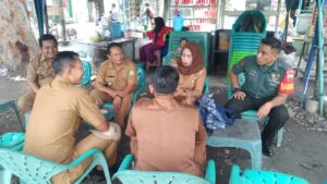 Babinsa Aktif Komsos Bersama Perangkat Kelurahan