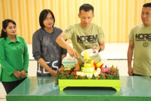 Kodim 0209/Labuhanbatu Gelar Syukuran Hut ke 62 Korem 022/PT