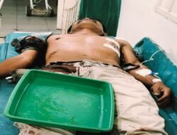 Seorang Warga Luka Berat Usai Ditusuk Senjata Tajam.