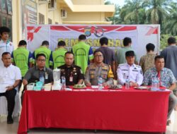 Kapolres Palas Pimpin Pemusnahan Barang Bukti Sabu Seberat 167, 54 Gram, Tegaskan Komitmen Perangi Narkoba