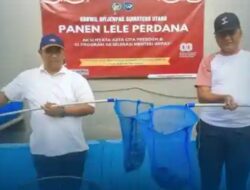 Dari Lahan Kosong Jadi Sumber Pangan, Panen Lele Kanwil Ditjenpas Sumut Dukung Asta Cita Presiden