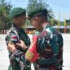 Kenaikan Pangkat dan Acara Syukuran Prajurit Satgas Pamtas RI-RDTL Sektor Barat.