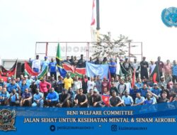 Beni Welfare Commitee: Jalan Sehat untuk Kesehatan Mental dan Senam Aerobik