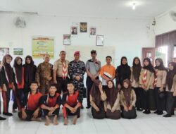 Danpos TNI AL Pantai Labu Laksanakan Sosialisasi ke Sekolah