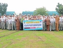 Sat Lantas Polres Pelabuhan Belawan Laksanakan “Polantas Menyapa – Police Goes to School” di SMA Negeri 1 Labuhan Deli