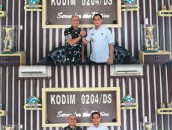 BNNK Deli Serdang Audiensi dengan Dandim 0204/DS, Perkuat Sinergi P4GN