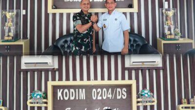 BNNK Deli Serdang Audiensi dengan Dandim 0204/DS, Perkuat Sinergi P4GN