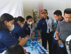 Dalam Rangka Hari Bakti Pemasyarakatan Ke-62, Rutan Kelas 1 Labuhan Deli Melaksanakan Tes Urine Bagi Seluruh Pegawai