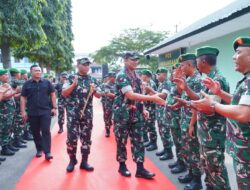 Pangdam I/BB Kunjungi Kodim 0212/TS, Tekankan Profesionalisme, Kesiapan Fisik, dan Wawasan Teritorial
