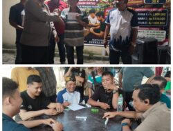 Rayakan HUT ke-81 RI, Jurnalis Medan Utara Gelar Domino Ceria di Mapolsek Medan Labuhan