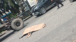 Miris! Diduga Ditabrak Truk Tangki CPO, Pengendara Septor Tewas di Pintu Keluar Tol Mabar