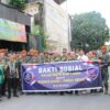 Personel Resimen Hanud 1 Pasgat Gelar Bakti Sosial, Bagikan Makanan Gratis kepada Lansia