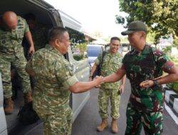 Danrem 022/PT Sambut Kunjungan Kerja Tim Audit Itjen TNI Periode III TA 2026 di Makorem