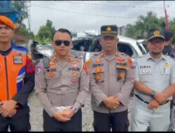 Polres Binjai Gerak Cepat Tangani Kecelakaan KA Sri Lilawangsa