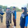GEMBLENG GENERASI BAHARI, KODAERAL 1 KOBARKAN SEMANGAT PATRIOTISME 100 PELAJAR DALAM PERSAMI KKRI DI LHOKSEUMAWE
