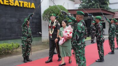 Wujud Penghormatan dan Penghargaan, Prajurit Petarung Gelar Tradisi Korps Pedang Pora Penyambutan dan Pelepasan Dandim 0201/Medan