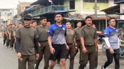 Jaga Soliditas TNI, Subdenpom dan Termbekang Belawan Olahraga Bersama