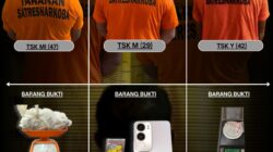 Polres Binjai Ciduk 3 Terduga Pelaku Narkoba