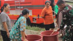 Kodim 0212/Tapsel Melaksanakan Bhakti TNI AD Penyaluran Air Bersih”