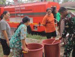 Kodim 0212/Tapsel Melaksanakan Bhakti TNI AD Penyaluran Air Bersih”