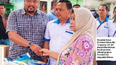 Helmax Alex Tampubolon: Kegiatan Sosial Formabem dan PT Smart Wujud Kepedulian untuk Masyarakat Belawan