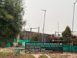 Diduga Tak Memiliki PBG, Pembangunan Gudang/Bangunan PT Cahaya Alam Sejati Di Kim 3 Terkesan Tertutup.