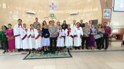 Minggu Kasih, Kapolres Binjai Hadir Berikan Rasa Aman bagi Jemaat HKBP