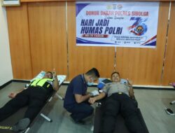 Sambut Hari Jadi ke-75 Humas Polri, Polres Sibolga Gelar Donor Darah
