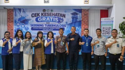 Camat Medan Labuhan Tinjau Pemeriksaan Kesehatan Gratis di Rutan Labuhan Deli