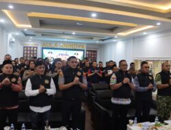Kapolres Binjai AKBP R. Bimo Moernanda Bersama Forkopimda Deklarasikan PBM Sumut Menolak Narkoba