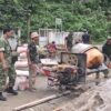 Kodim 0205/TK Bangun Jembatan Beton di Karo, Progres Capai 60 Persen